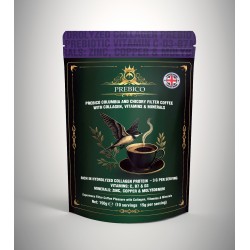 Prebico Kollajen + Prebiyotik Filtre Kahve (Columbia & Hindiba) – Vitamin & Mineral Destekli